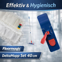 Floormagic DeltaMopp Set 40 cm – Wischsystem für Haushalt & einfache Reinigung