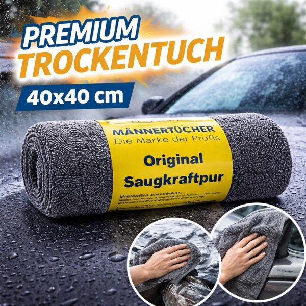Saugkraftpur 40 x 40 cm das Autotrockentuch für perfekte Fahrzeugpflege