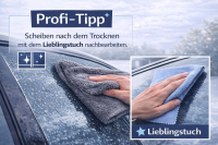 Saugkraftpur 40 x 40 cm das Autotrockentuch für perfekte Fahrzeugpflege