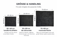 Saugkraftpur 40 x 40 cm das Autotrockentuch für perfekte Fahrzeugpflege