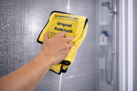 Profi Kalktuch Dusche – verhindert Kalk & streifenfreie Duschkabine