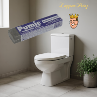 2 Pumie Reinigungsstein Stick 15x2,5x3,5 cm für Keramik Porzellan & Fliesen ohne Chemie Hautfreundlich für Sanitärbereich Effektiv gegen Kalk und Schmutz
