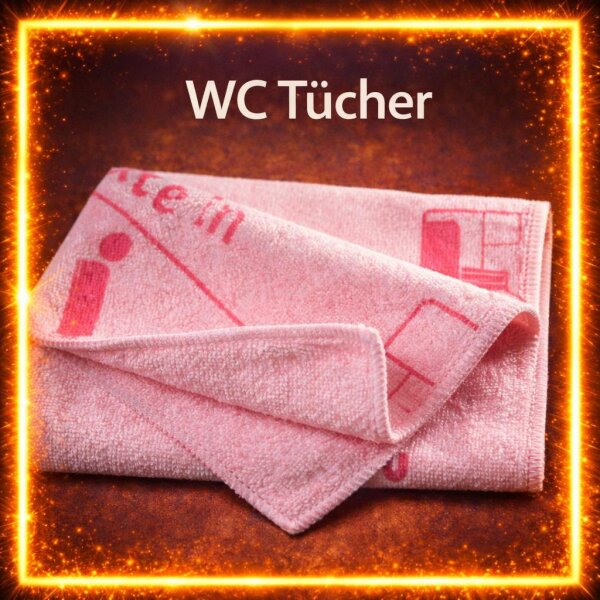 Männertücher 3er Set WC Mikrofasertücher 40x40 cm für optimale Reinigung im WC Frotteeartige Struktur Robust & hygienisch NachhaltigeReinigung