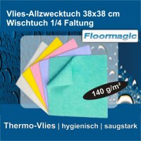 12 Vliestücher Allzwecktücher 38 x 38 cm, 1/4...