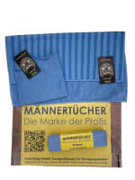 Männertücher Markttasche mit 3 Tüchern: Lieblingstuch, Voreinigungstuch & Borstentuch für optimale Reinigung Mikrofaser