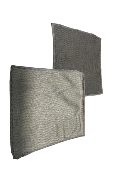 Männertücher Handytuch aus Mikrofaser - gewellte Oberfläche, formstabil, 18 x 18 cm, waschbar 30-95°C, trocknergeeignet