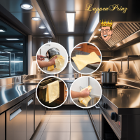 Männertücher Mikrofaser Geschirrtuch 4er-Set Original Männertücher in Pastellfarben 40 x 70 cm saugfähig formstabil für Gastronomie Küche und Haushalt
