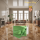 Männertücher Microfasertücher groß grün 50 x 60 cm 4er Pack Premium Bodentuch Karostrukturiert für gründliche Reinigung und schnelles Abtrocknen Doppelt verstärkte Einfassung Waschbar