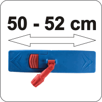 Spezialmoppbezug genäht 50 cm – langlebiger Wischmoppbezug für Haushalt und Wohnung