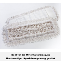 Spezialmoppbezug genäht 40 cm – langlebiger Wischmopp für Haushalt und Wohnung