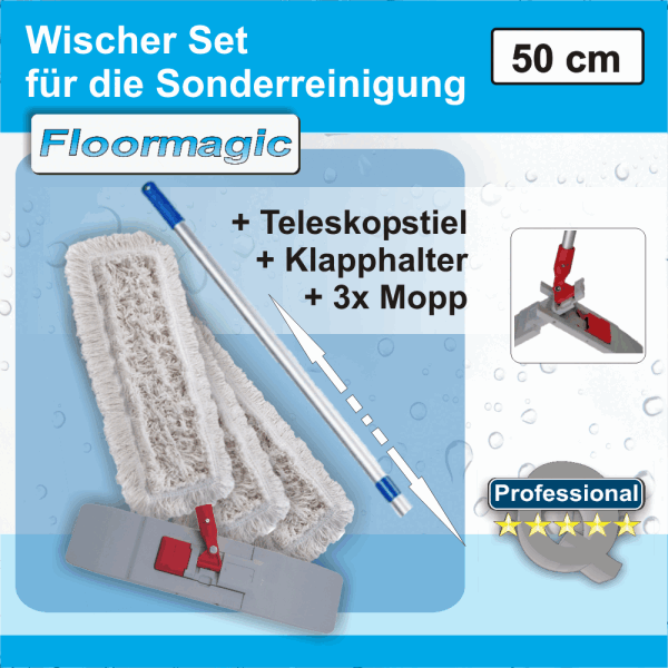 Wischer Set für die Sonderreinigung 50 cm